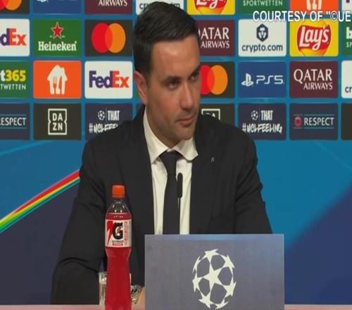 帕拉迪诺：拜仁是一艘真正的战舰，能与他们交手是很棒的经历