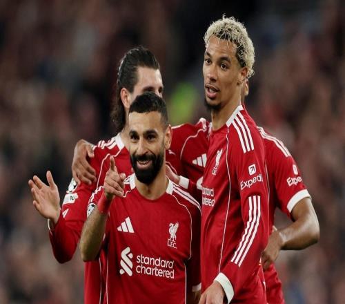 140球61助，萨拉赫利物浦生涯在安菲尔德已参与201球