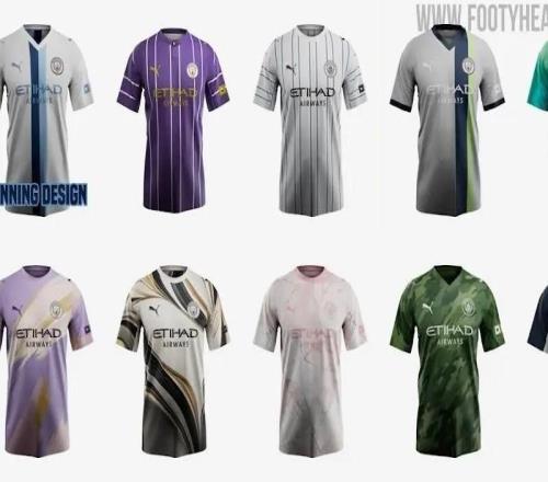 曼城下赛季第三球衣谍照曝光，该球衣由球迷设计并公开票选