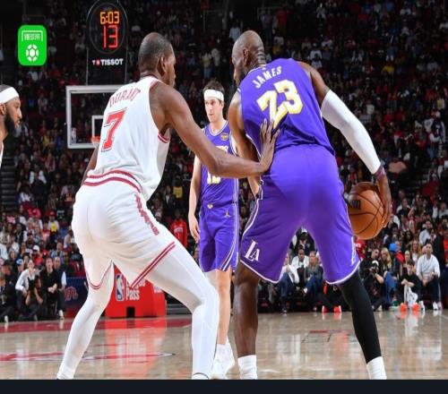 湖人124116再胜火箭，詹姆斯14中13轰30分，东契奇40+9+10，杜兰特18分