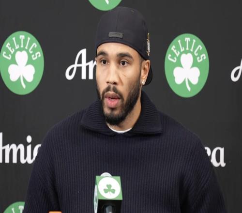 塔图姆：我的比赛感觉越来越好，见到好兄弟波神感到非常开心