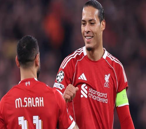 范戴克：罚丢点球也是比赛的一部分，我为萨拉赫的表现高兴