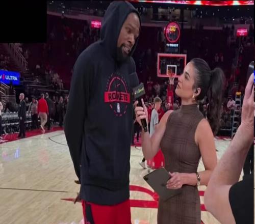 杜兰特盯着美女主持人看被SGA调侃：犯规！KD：把两罚给亚历山大