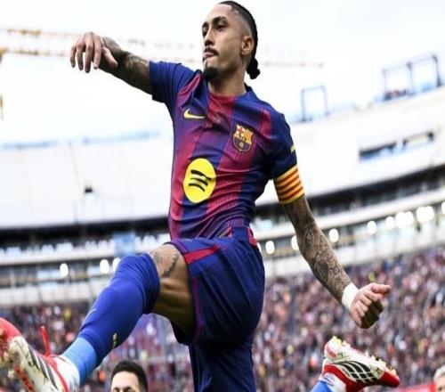 世体：拉菲尼亚在赛季末强势爆发，他具备角逐金球奖的实力