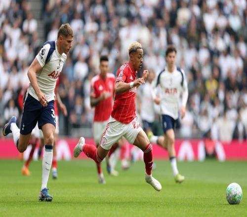 30大胜热刺，诺丁汉森林结束英超连续7场不胜