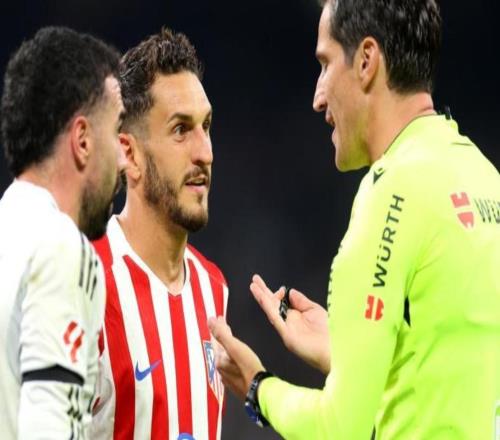 科克：略伦特在禁区里倒地裁判说他没看到犯规，VAR也没提醒