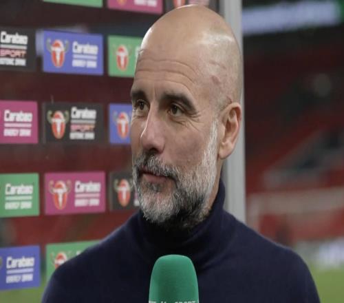 瓜帅：联赛杯夺冠很高兴，但若能在英超领先9分我会更开心