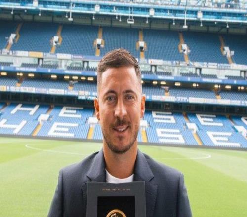 官方：阿扎尔入选英超名人堂