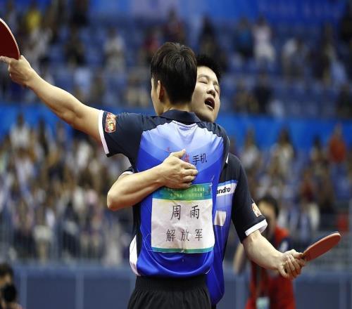 樊振东战胜周雨，晋级全运会乒乓球男单16强