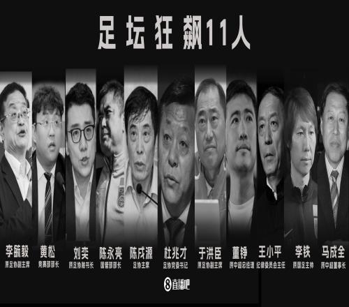 足坛反腐已判7人陈戌源无期！李铁、杜兆才、王小平等9人未宣判