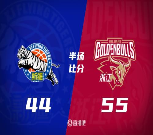 CBA半决赛G2半场：浙江领先新疆11分卡里克琼斯11分&赵睿12+4