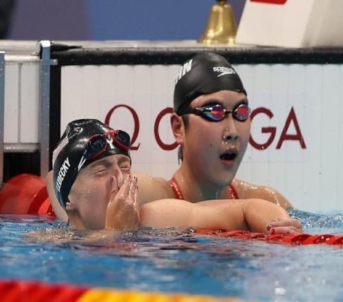 美国游泳名将莱德基将第四次参加奥运会，此前三届收获7金3银