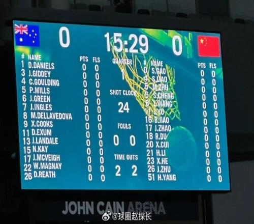 中国男篮vs澳大利亚男篮大名单：高诗岩、廖三宁、杨瀚森在列