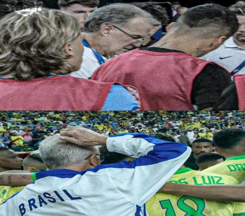 这对比！贝尔萨C位安排点球大战，巴西主帅被球员挡圈外挠头