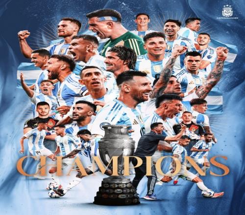 吉诺比利：祝贺阿根廷队美洲杯夺冠感谢迪马利亚