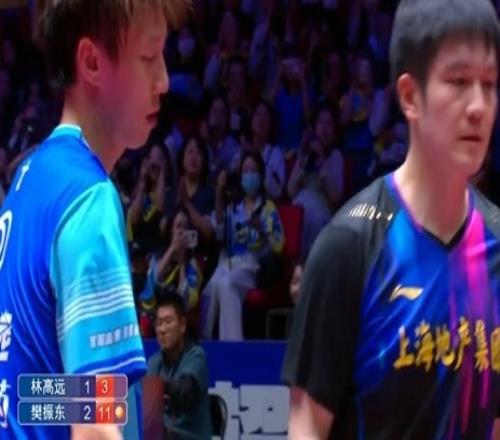 樊振东胜林高远！乒超第一阶段男团比赛：上海队3比2战胜汕头队