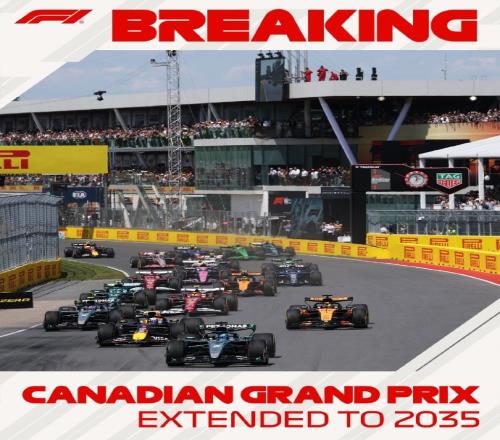 官方：F1与加拿大大奖赛续约到2035年