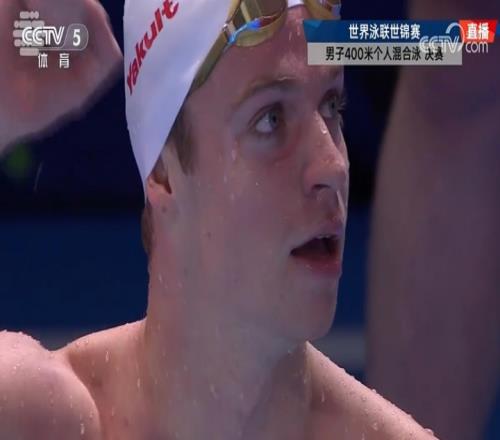 毫无悬念！男子400米混合泳：马尔尚领先第二名超3秒夺冠