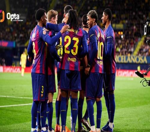 巴萨2025年打入169球，为队史单一自然年第五多