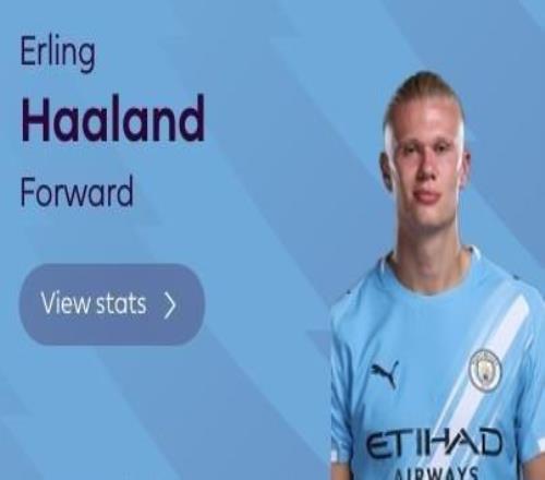 梅开二度，哈兰德当选曼城vs西汉姆联全场最佳球员