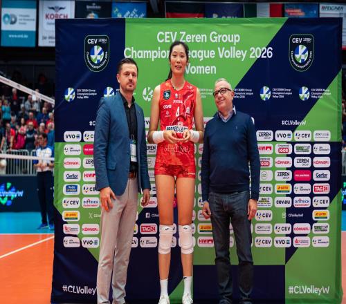 轰16分夺MVP！朱婷回归打欧冠就爆发：女排王牌各大比赛无缝衔接