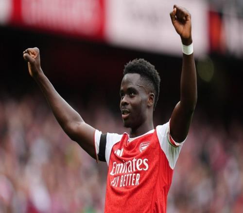 有心得，萨卡近4次做客维拉公园球场斩2球1助攻