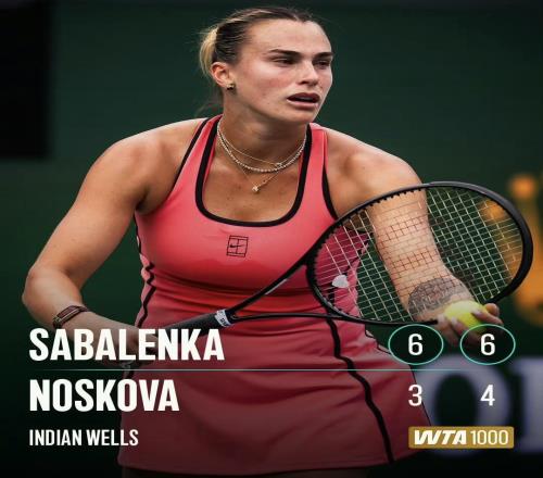 事不过三？萨巴伦卡再进印第安维尔斯决赛，誓破亚军心魔