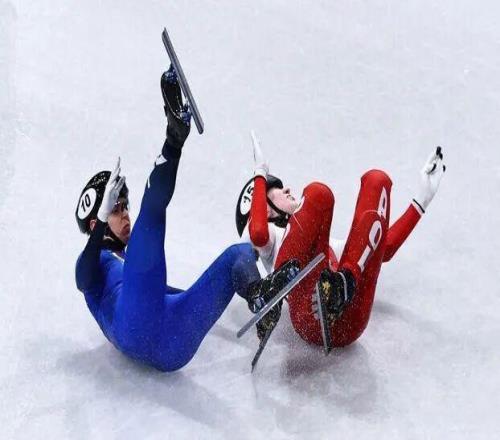 太惨了！冬奥保安被冻死在岗，波兰选手冰刀直插眼球…