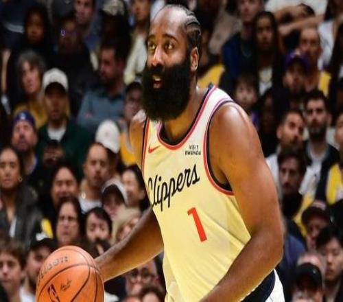 队记：哈登正在处理脚部酸痛但明日将出战博格丹继续缺席