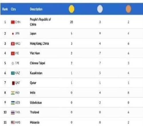 第11届亚洲游泳锦标赛落幕 中国游泳队共收获28金3银2铜