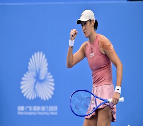 十五运网球单项比赛进行时！王欣瑜、商竣程将出战第二轮比赛