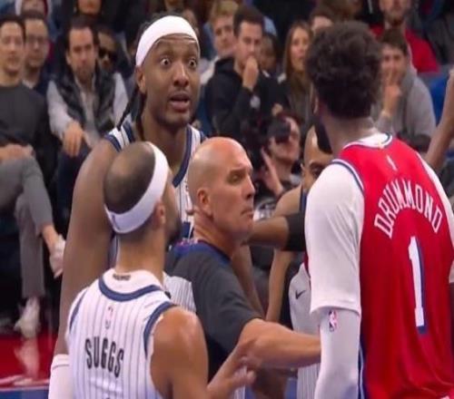 火爆！76人魔术大规模冲突6T+1驱逐庄神坏笑+萨格斯黯然离场