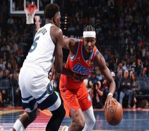 亚历山大40+6爱德华兹31+8雷霆力克森林狼取10连胜