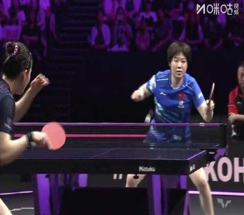 WTT横滨冠军赛女单1/16：蒯曼3-1战胜金娜英，取得开门红
