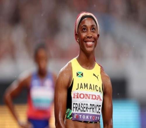 女子4x100米接力：美国队41秒75夺冠，杰斐逊-伍登加冕三金王