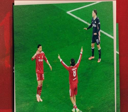 里程碑，索博斯洛伊打入利物浦队史欧冠第500球