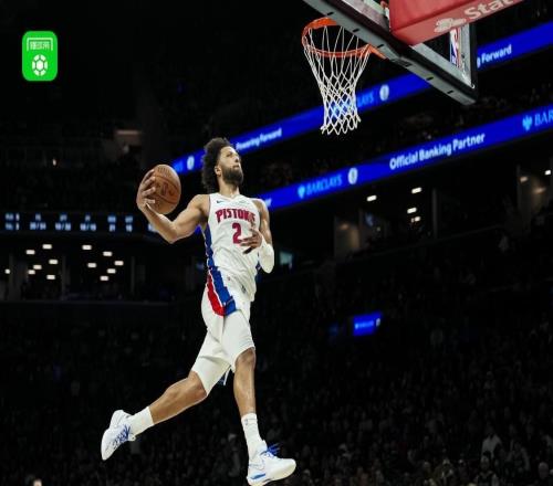 活塞125107大胜篮网豪取5连胜，坎宁安34+10，杜伦30分