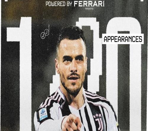 客战那不勒斯替补登场，科斯蒂奇达成尤文生涯100场里程碑