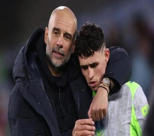 瓜帅：福登今天的表现不算理想，他丢了很多球权