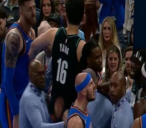 杨瀚森迎来NBA生涯首个三分，以26分生涯总得分超越周琦！赛场劝架被赞“情绪稳定”