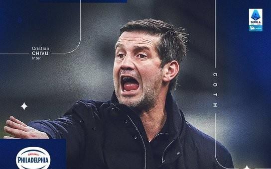 带领国米三战全胜，齐沃当选意甲12月