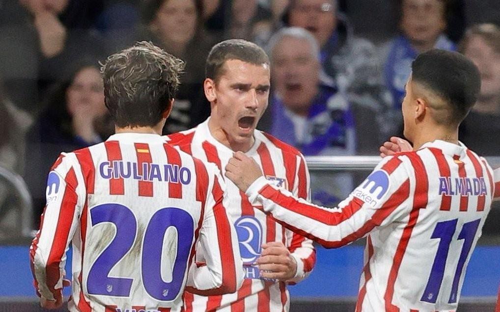 格列兹曼谈任意球破门：起脚前我没想好要往哪边踢