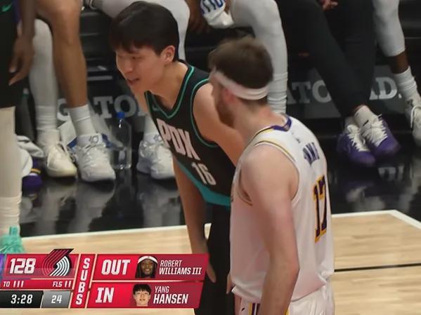 16分！大胜16分啊！湖人前锋点评杨瀚森