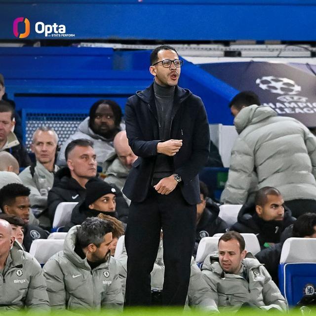 传球成功率高达94.5%，为有统计以来切尔西欧冠单场最高