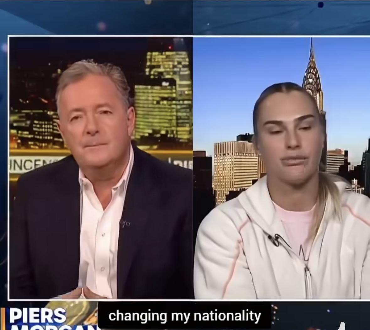 萨巴伦卡对坚守自己国籍的回应