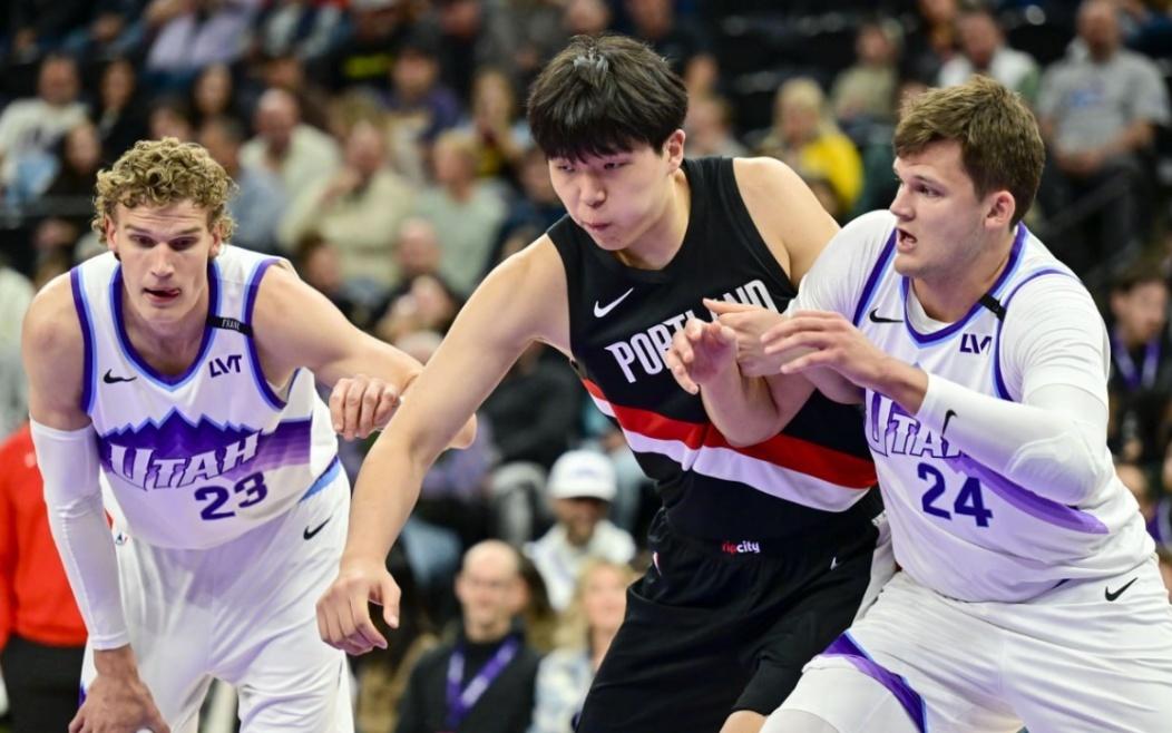 开拓者战胜爵士！杨瀚森收一好三坏消息！CBA队友要取代小杨了