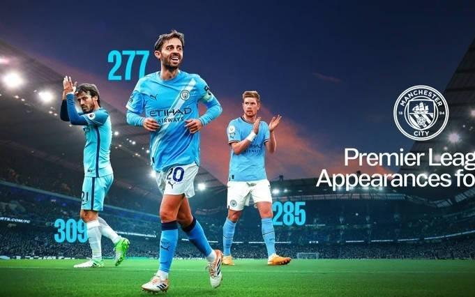 首发出战红军，B席将超越埃德森独占曼城队史英超出场榜第三