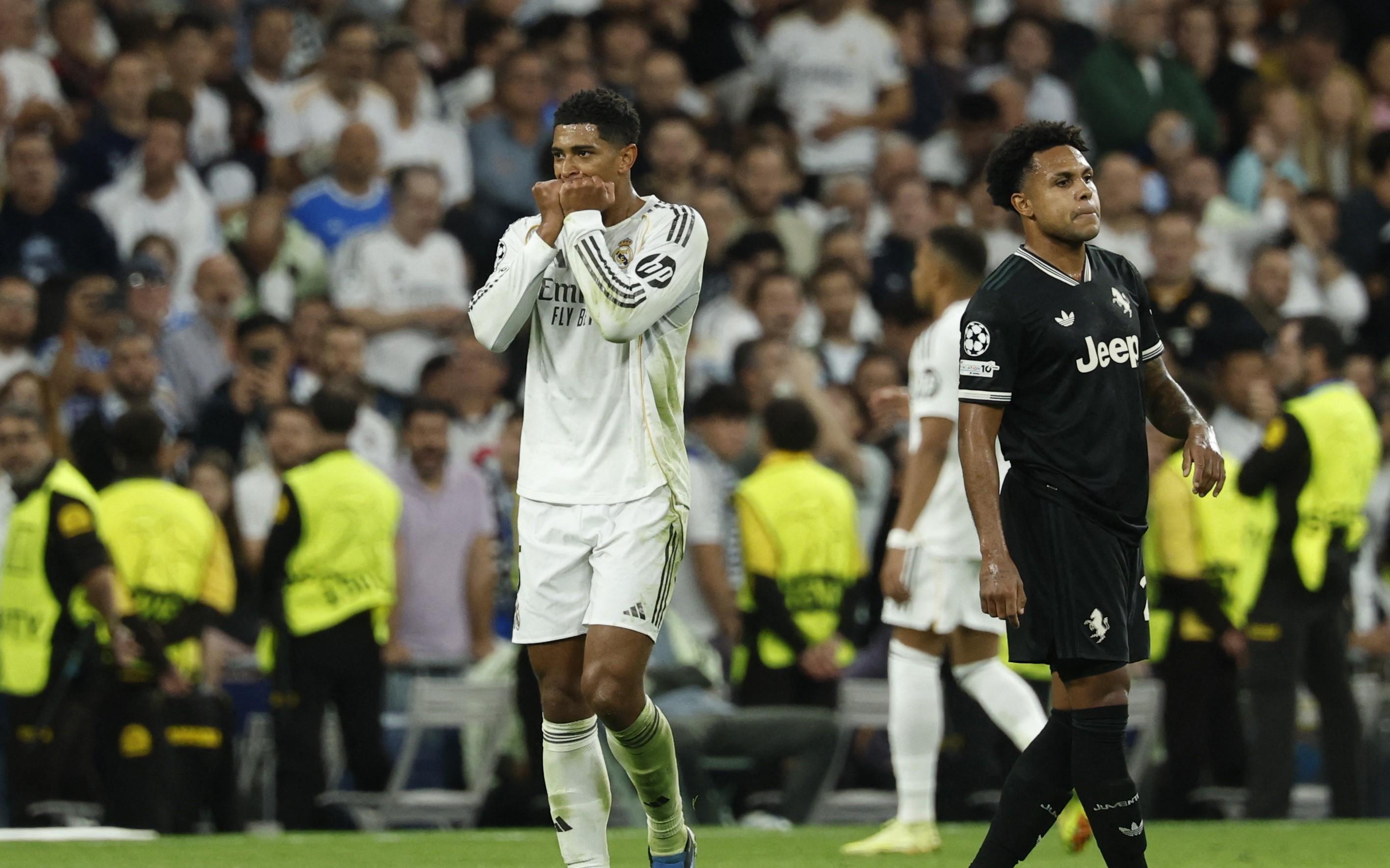 欧冠对阵尤文首开记录,贝林厄姆攻入赛季首球