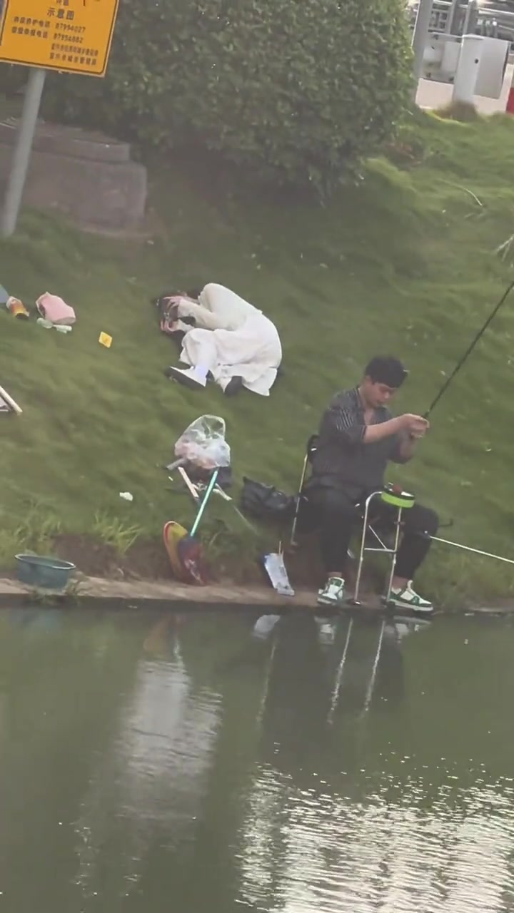 钓鱼界的成功人士！有鱼钓有人陪