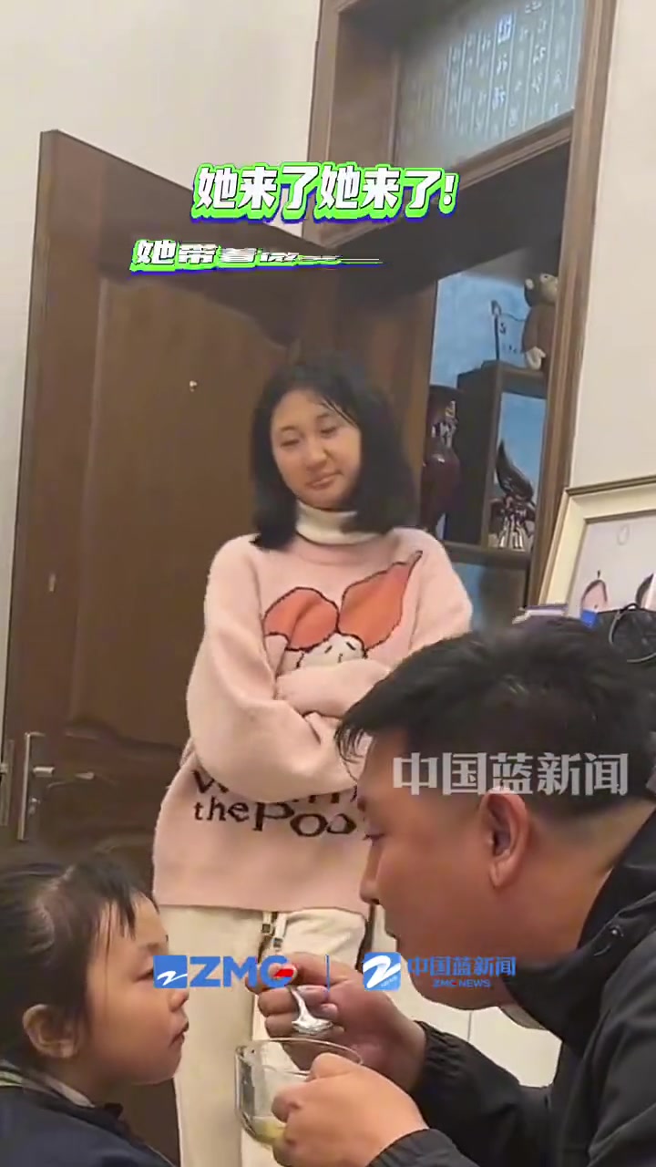 大女儿小时也是这样过来的